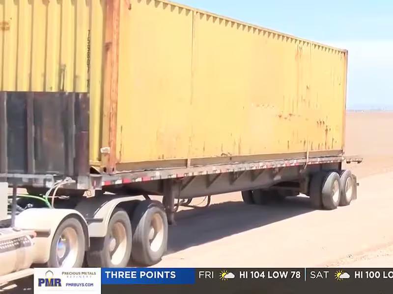 Old border shipping containers transformed into ‘cooltainers’ for heat