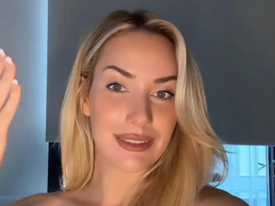 Paige Spiranac forced to again address whether her boobs are real of fake as she wears busty top