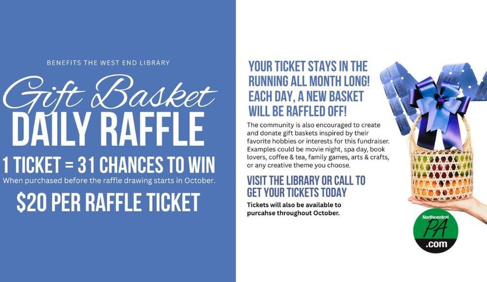 West End Library Daily Gift Basket Raffle to return in October - NewsBreak