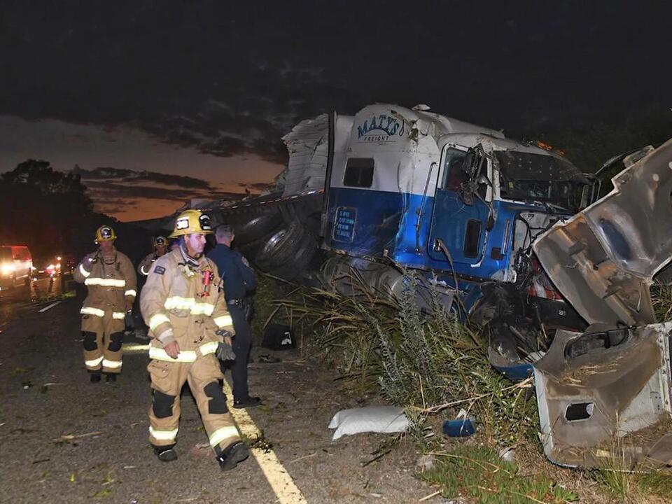 Big-Rig Driver Critically Injured in Crash on Highway 101 on Gaviota Coast