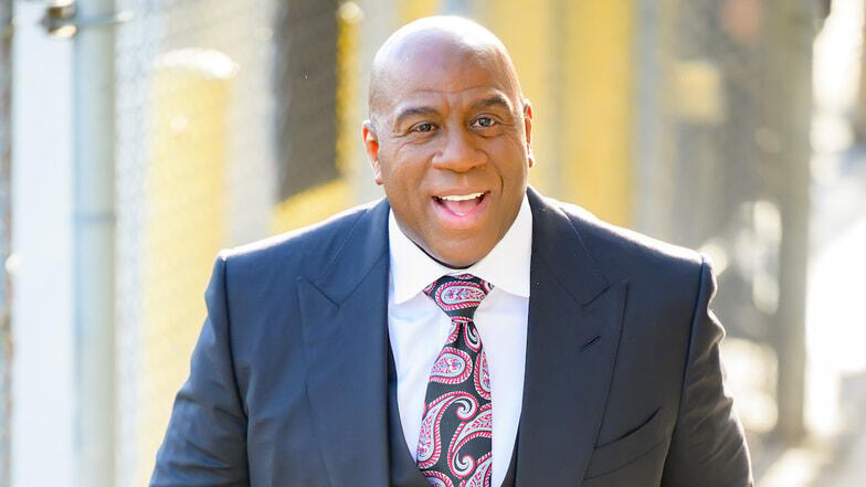 Magic Johnson becoming part-owner of Washington Commanders, sounds off ...