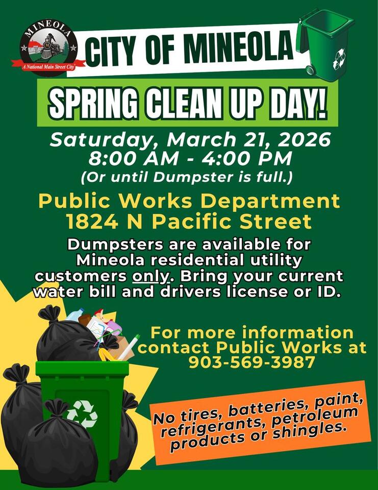 Spring Clean Up and Electronics Recycling this weekend - NewsBreak