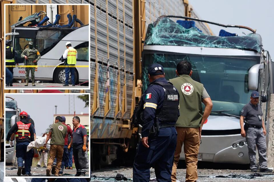 Mexico City train crash leaves at least 10 dead, 40 injured after ...