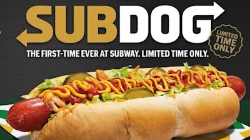 Subway launches the ‘SubDog’ – a massive footlong hot dog inside ...