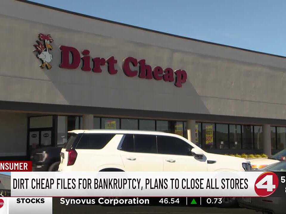 Dirt Cheap closing all stores