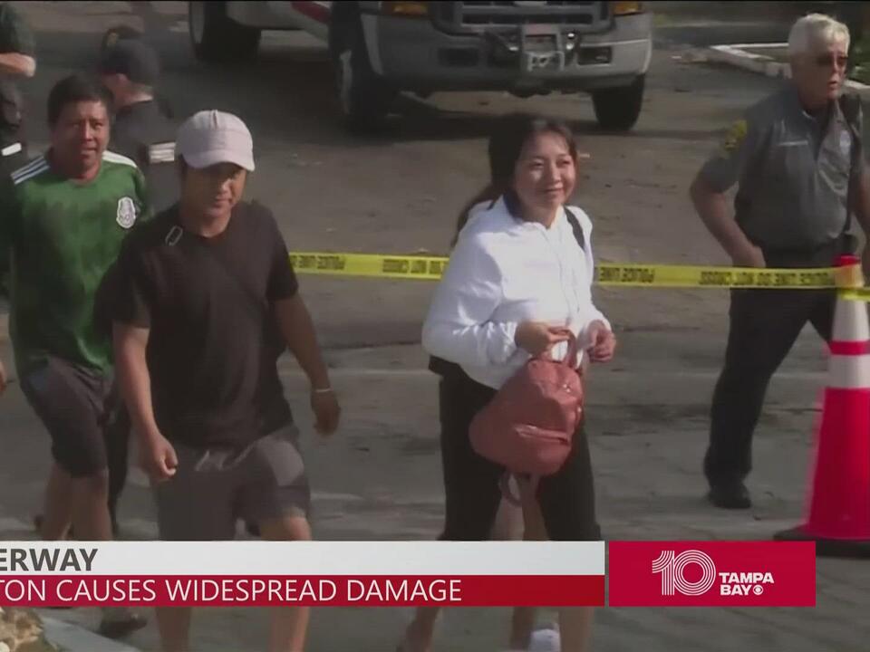 Rescues made at Clearwater apartment complex after Hurricane Milton