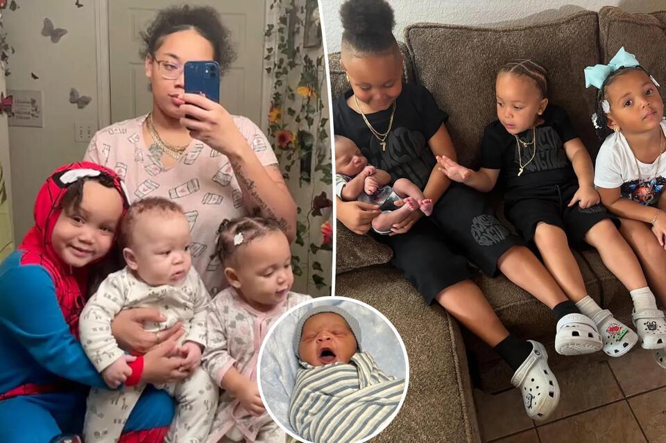 Lucky mom keeps giving birth on the same date she s up to four kids