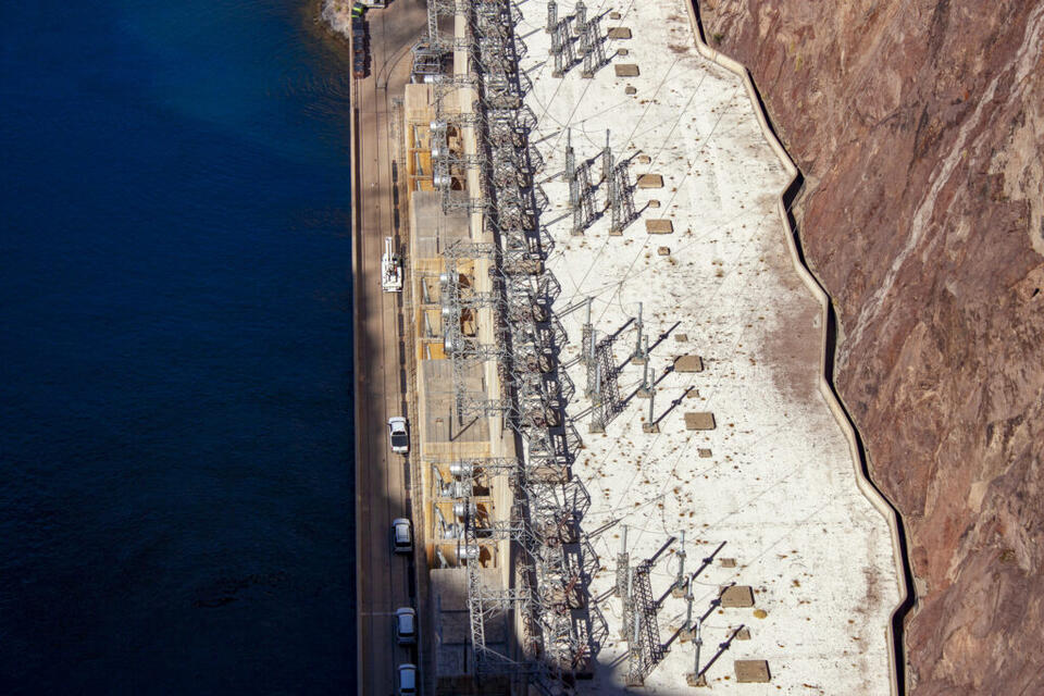 Hoover Dam approaches a hydropower cliff