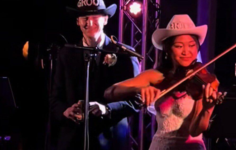 Bride Goes Viral Surprising Her Groom With Stellar Fiddle Performance ...