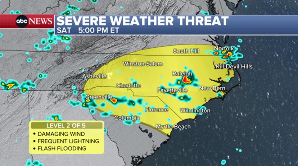 Severe weather to impact parts of US over Labor Day weekend