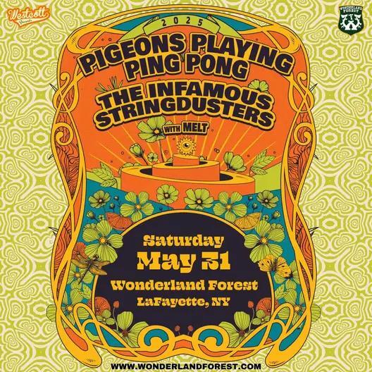 Wonderland Forest Announces First Show of 2025 Pigeons Playing Ping