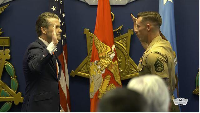 Retired Combat Vet Rejoins Marine Corps - NewsBreak