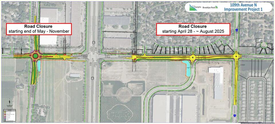Champlin motorists: take note of 109th Avenue closures - NewsBreak
