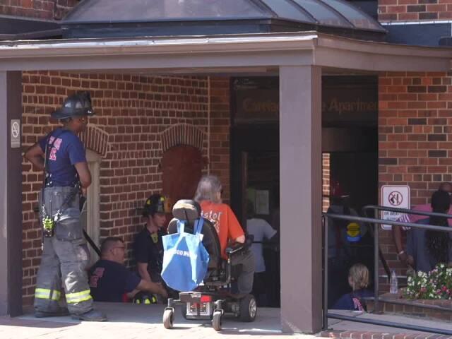 Petersburg apartment fire displaces residents for the second time in months