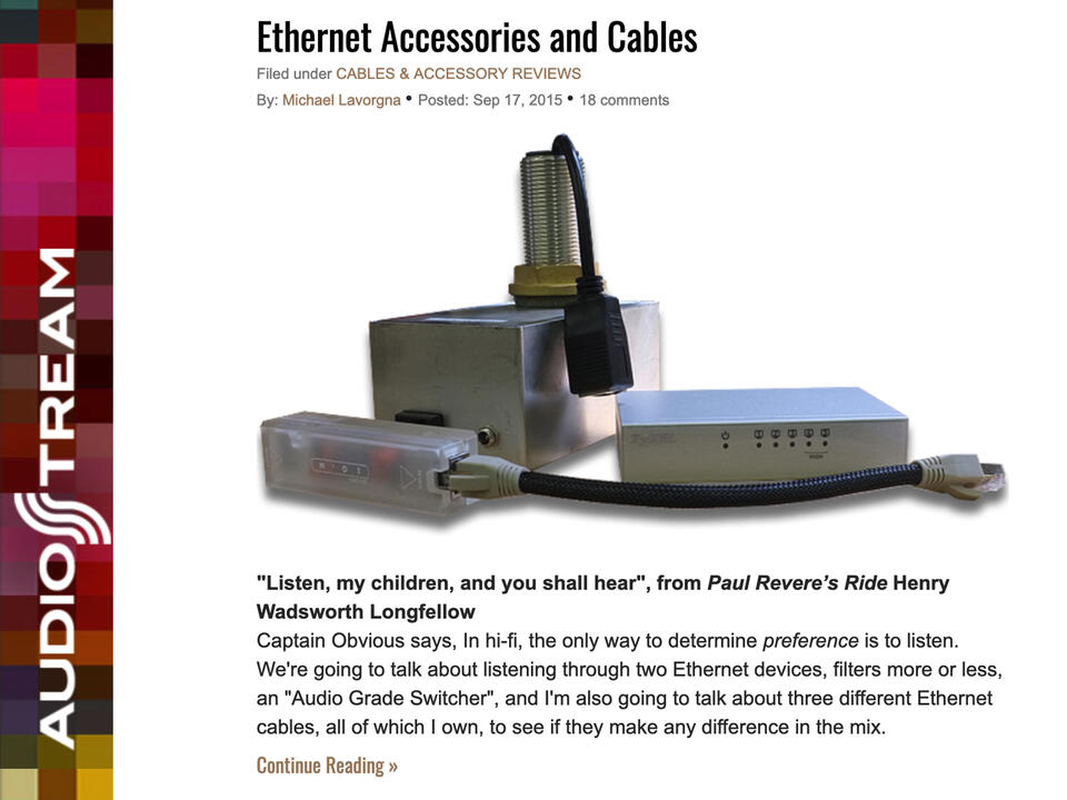 HiFi Thoughts: Are Ethernet Filters All Noise?