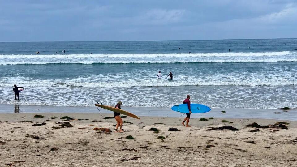 High surf, rip currents, and erosion: hazardous conditions at San Diego ...