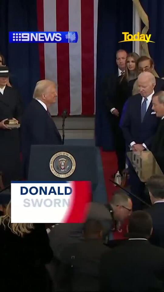 Donald Trump has been officially sworn in as the 47th president of the ...