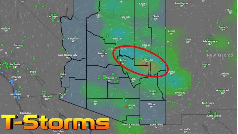 Arizona Monsoon Intensifies: Flash Flooding and Severe Thunderstorms ...