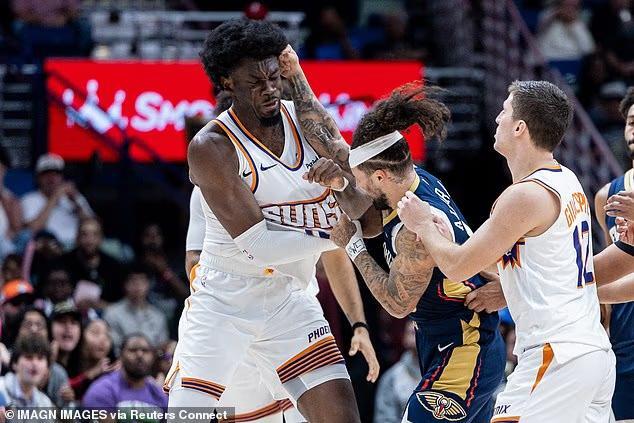 NBA hands out hefty punishments after vicious on-court fight between ...