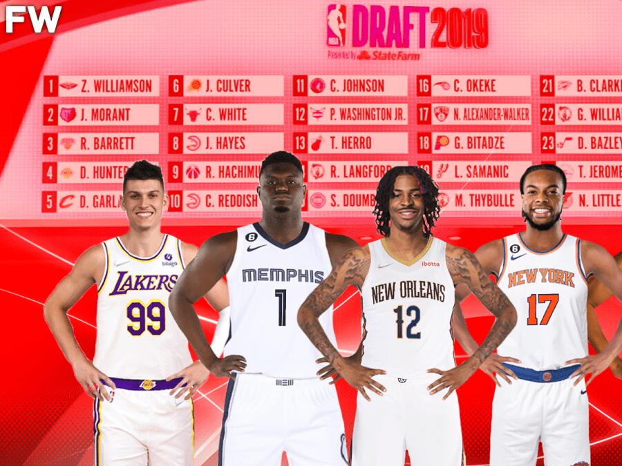 Number 2 pick clearance nba draft 2019