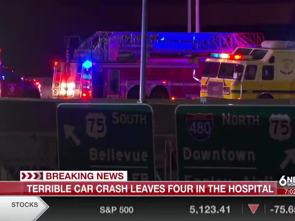 2 dead, 2 injured in drunk driving crash on Interstate 80 in Omaha