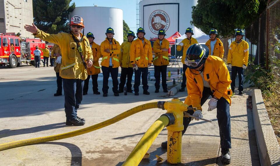 Nearly 200 Youth Receive Hands-on Introduction to a Career in Firefighting