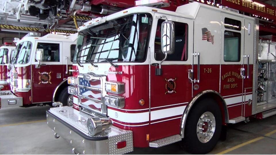 Eagle River Fire Department gets new 2025 aerial ladder truck - NewsBreak
