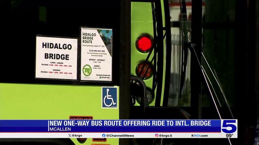 McAllen launches $3 bus route to Hidalgo-Reynosa International Bridge ...