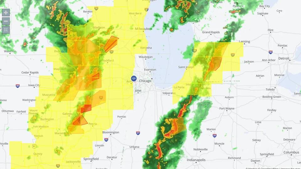Tornadoes confirmed in Illinois as severe weather outbreak continues ...