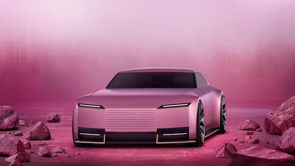 Jaguar shares images of new electric car following rebrand backlash ...