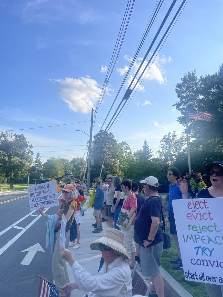 Good Trouble protest small but lively - NewsBreak