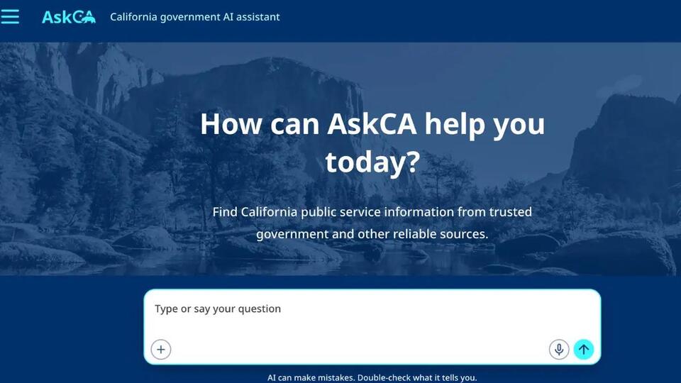 California Unveils New AI Tool Designed to Make State, Local Services Easier to Navigate