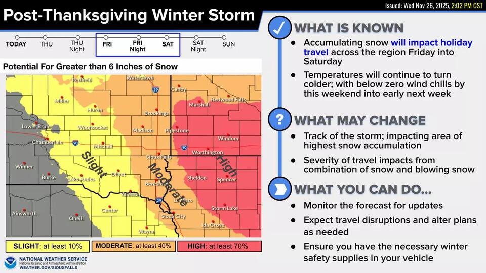 Winter Storm Watch Friday Afternoon Through Saturday - NewsBreak