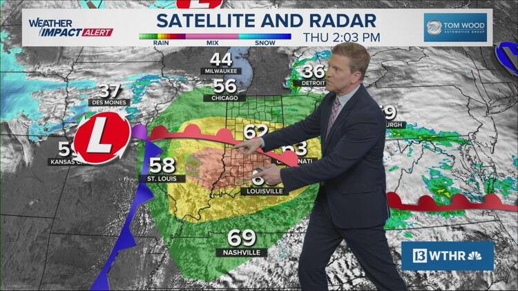 Thursday afternoon update on potential for severe storms, including ...