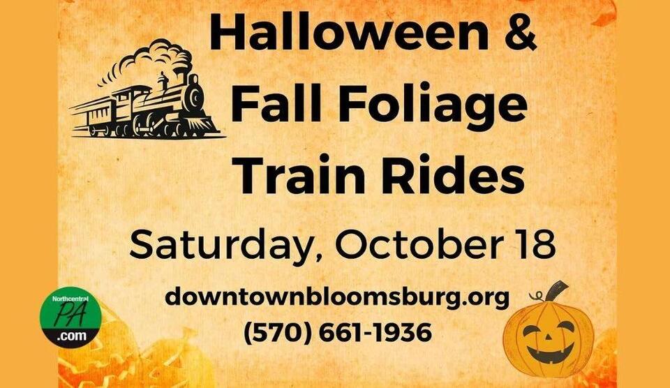 Halloween and Fall Foliage train rides coming to Bloomsburg - NewsBreak