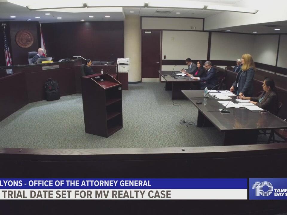 Jury trial date set for Florida AG case against MV Realty
