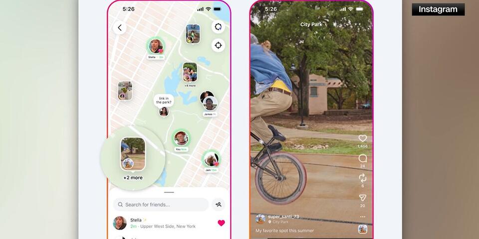 Instagram launches map feature that allows users to show their current ...