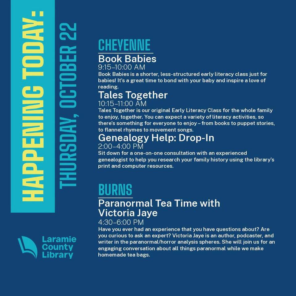 Library hosts early literacy, genealogy, and tea events - NewsBreak