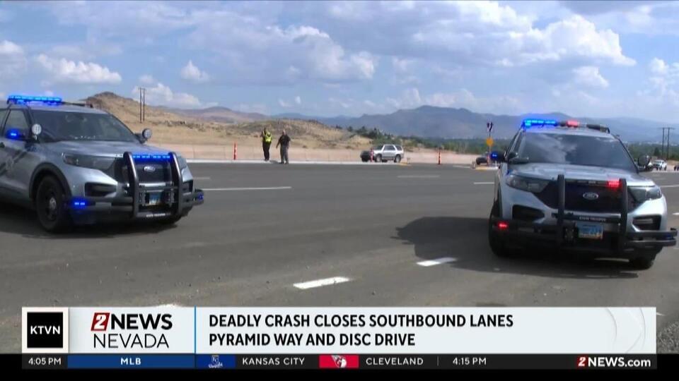 Two killed in three-car crash on Pyramid Highway, southbound lanes ...