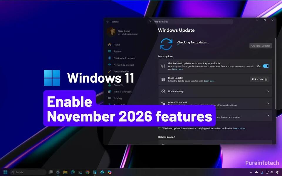 How to enable new features for Windows 11 November 2026 Update (KB5127936)