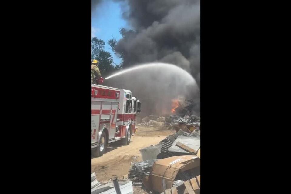 Fire breaks out at recycling center west of Tyler - NewsBreak