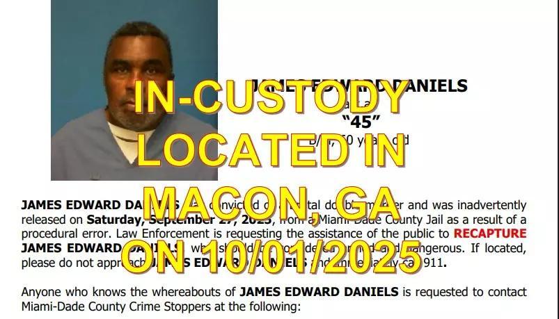 Fugitive Miami-Dade Killer Caught In Georgia - NewsBreak
