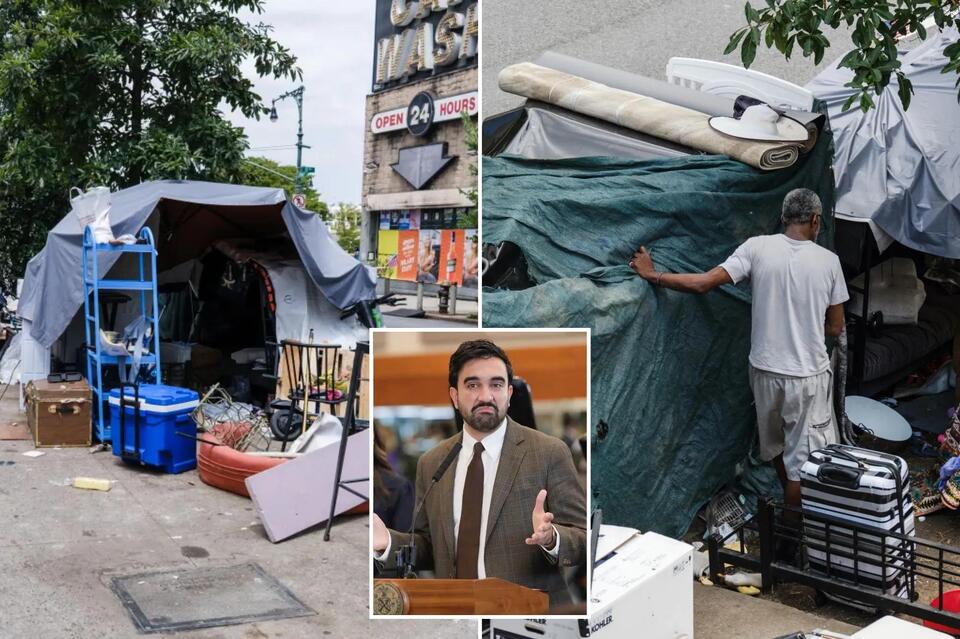 Mamdani says homeless encampment near Intrepid will ‘be cleared' — but doesn't know when