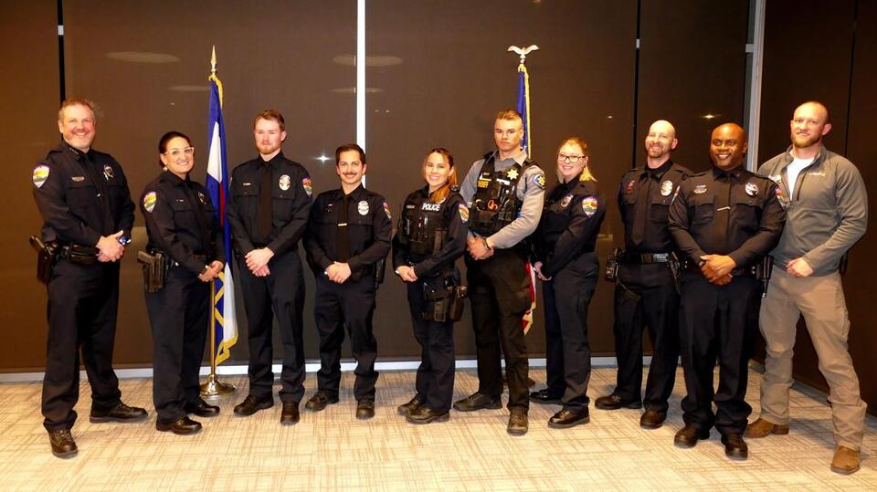 SSPD welcomes new officers, and promotes and honors others - NewsBreak