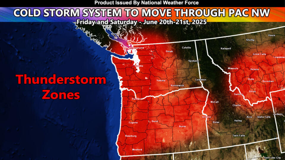 Cold Upper Level Low Will Bring Showers and Thunderstorms to the ...