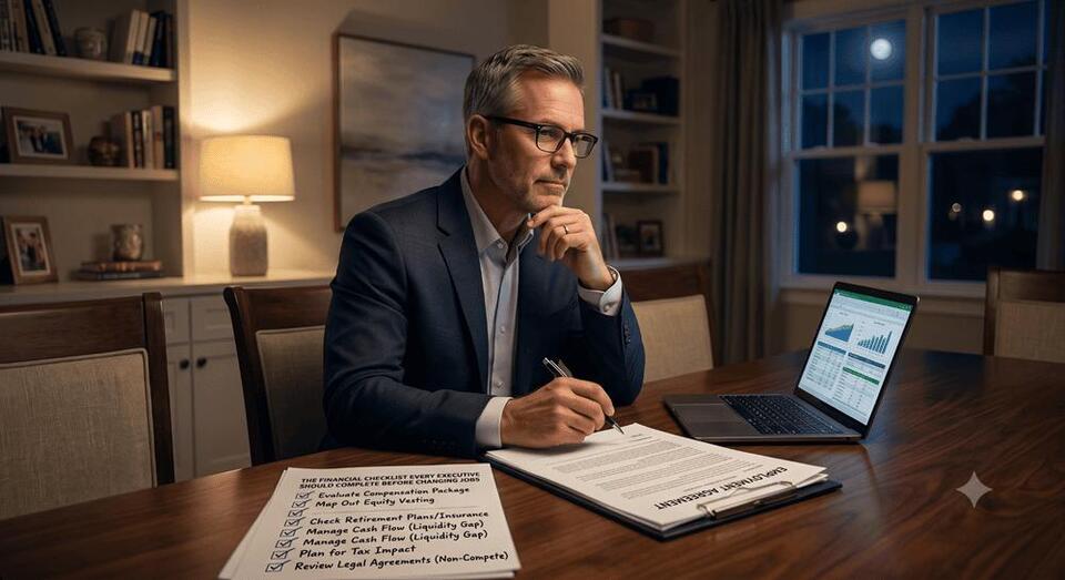 The Financial Checklist Every Executive Should Complete Before Changing Jobs
