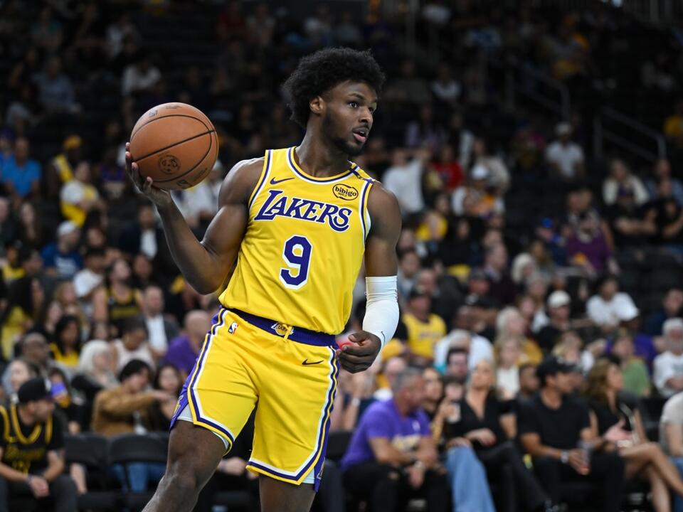 Historic Moment Bronny James Finally Scores His First NBA Points