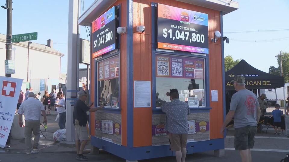 Winning West Side Nut Club Fall Festival Half Pot ticket number named ...