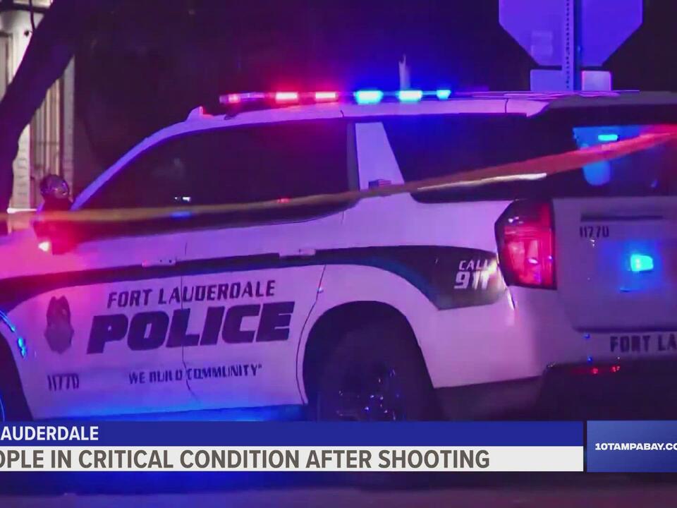 Police 5 people in critical condition after Fort Lauderdale shooting