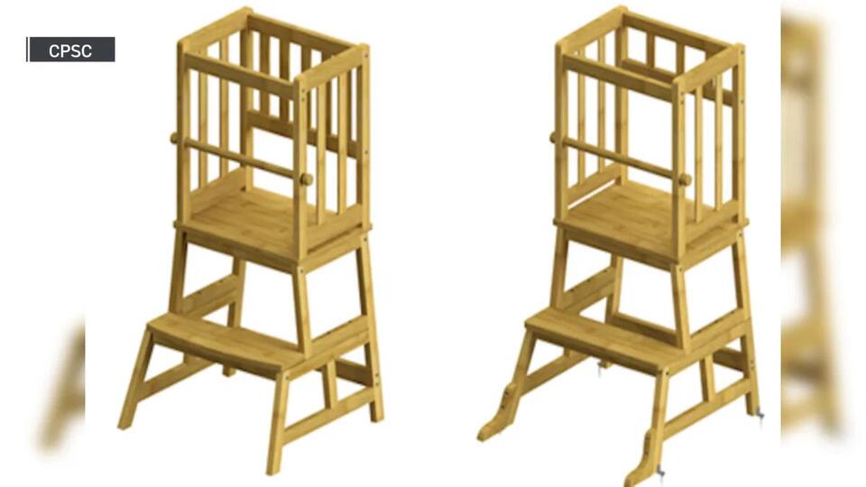 Popular children's tower stools recalled over risk of ‘serious injury ...